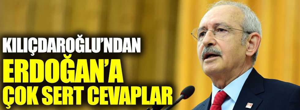 CHP lideri Kılıçdaroğlu'ndan grup toplantısında Erdoğan'a