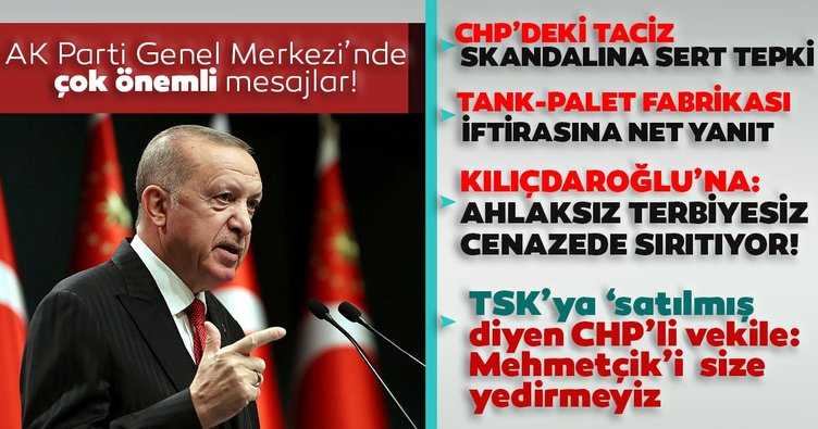Erdoğan'dan CHP'deki taciz ve tecavüz skandallarına çok sert tepki