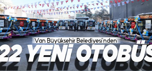 Van Büyükşehir Belediyesi’nden 22 yeni otobüs
