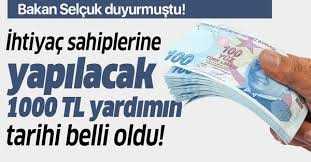 1000 TL ödenecek