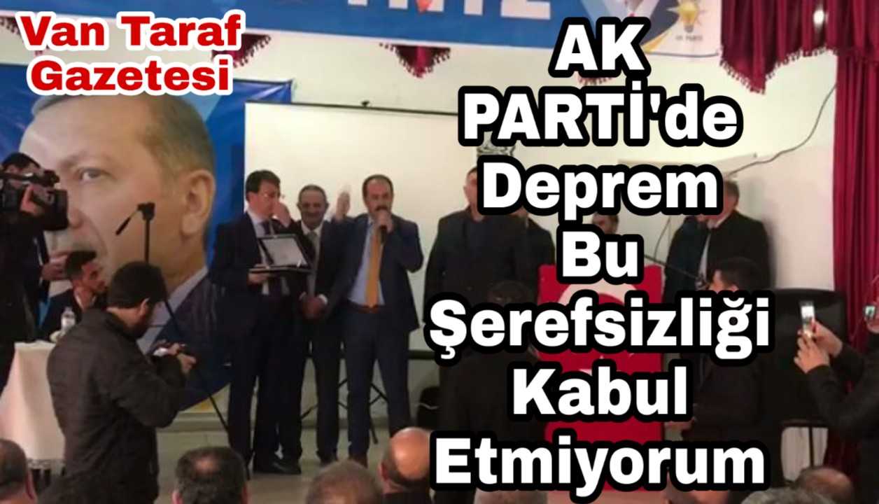 Van’da AK Parti Kongresinde Tartışma: