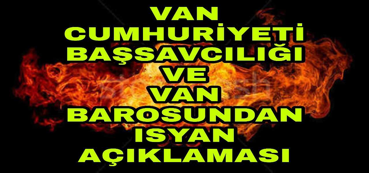 Savcılık ve Baro'dan Açıklama...