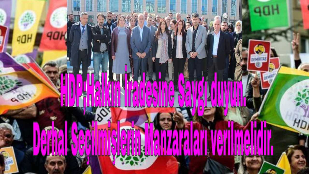 Özgökçe: Mazbataların verilmemesi gerilime yol açıyor
