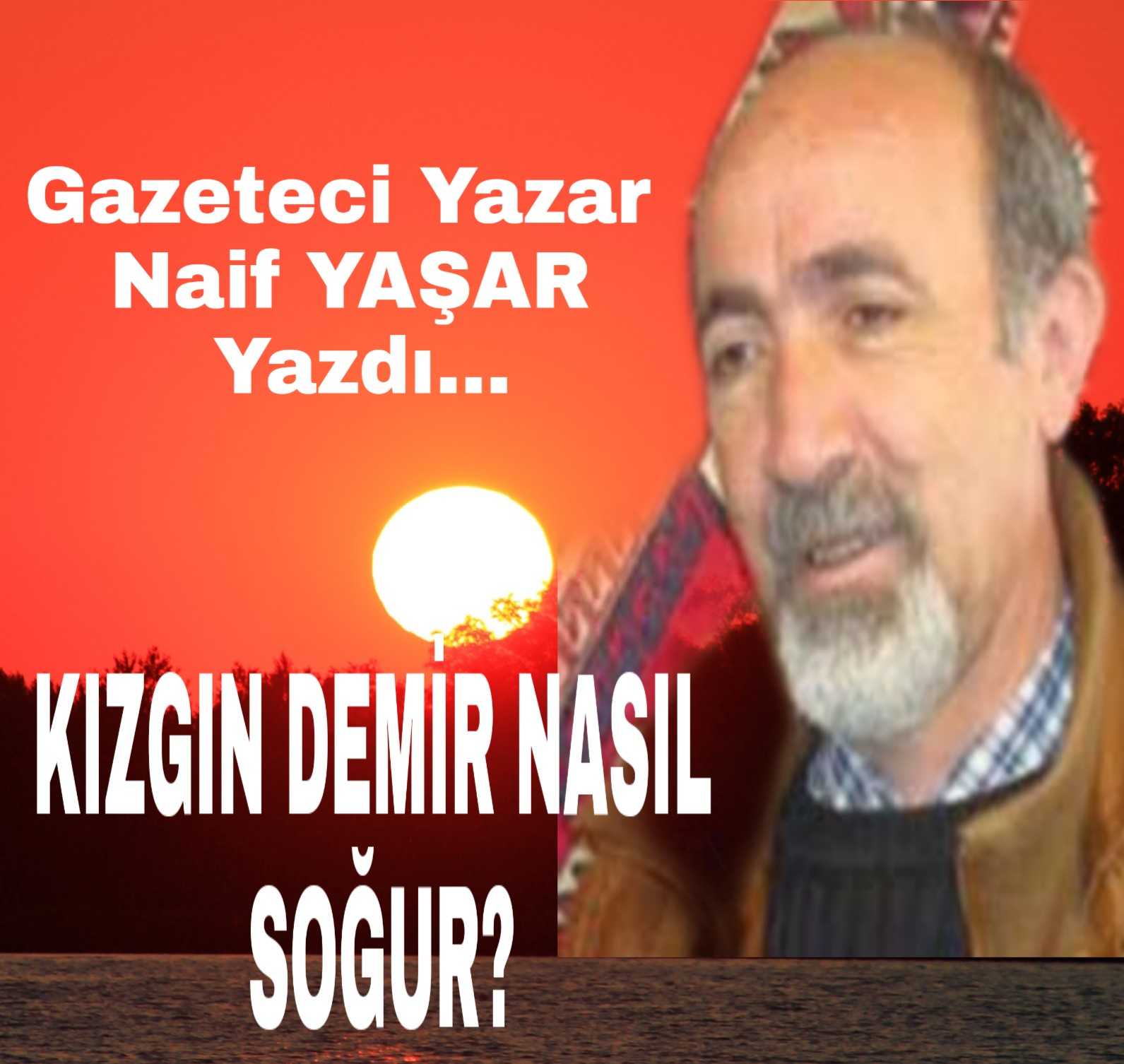 Gazeteci Yazar Naif Yaşar Yazdı...