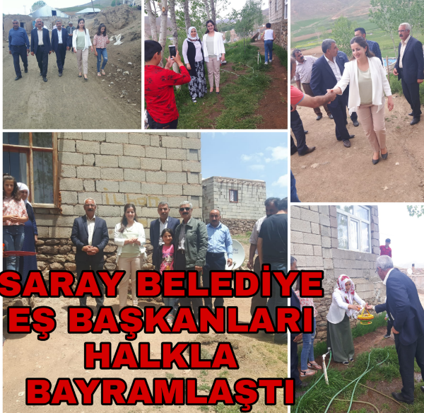 Eşbaşkan Duman ve Bilmez yurttaşlarla bayramlaştı...