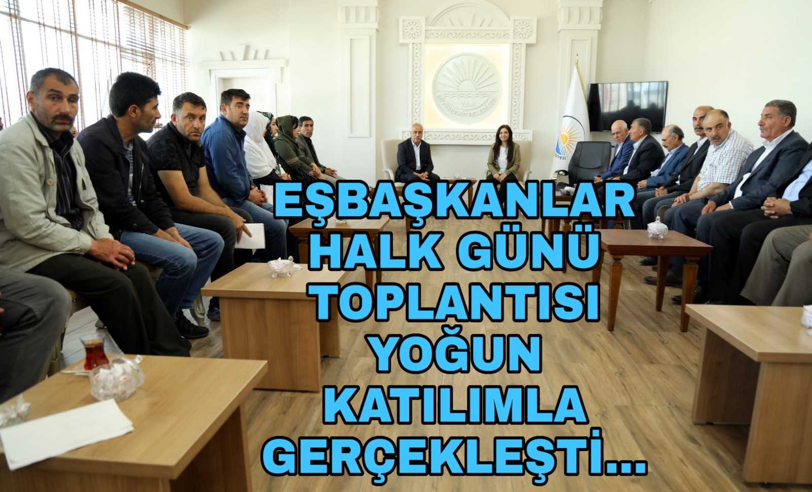 EŞBAŞKANLAR HALKLA BERABER...