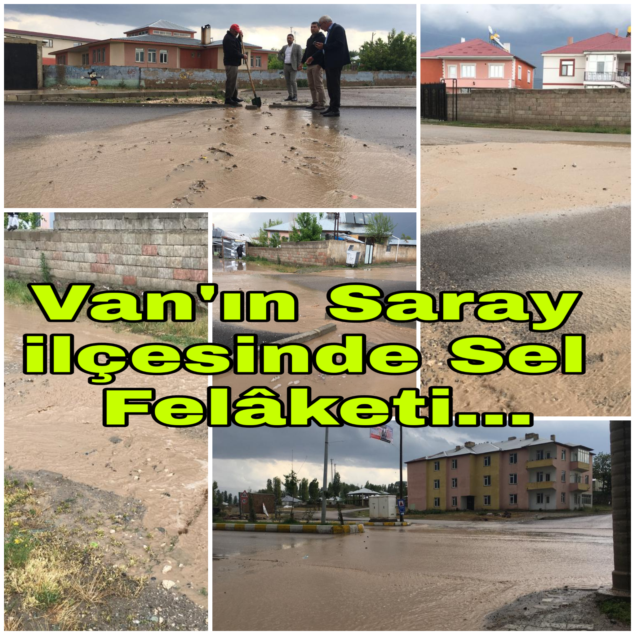 Saray da sel felaketi...