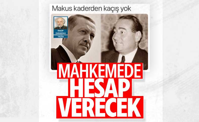 Erdoğan'dan Ragıp Zarakolu hakkında suç duyurusu