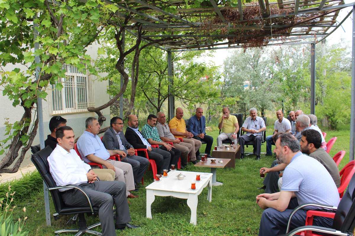 OSB BAŞKANI ASLAN İLE SANAYICILERLE BAYRAMLAŞTI