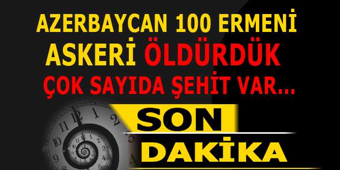 Çok sayıda şehit var