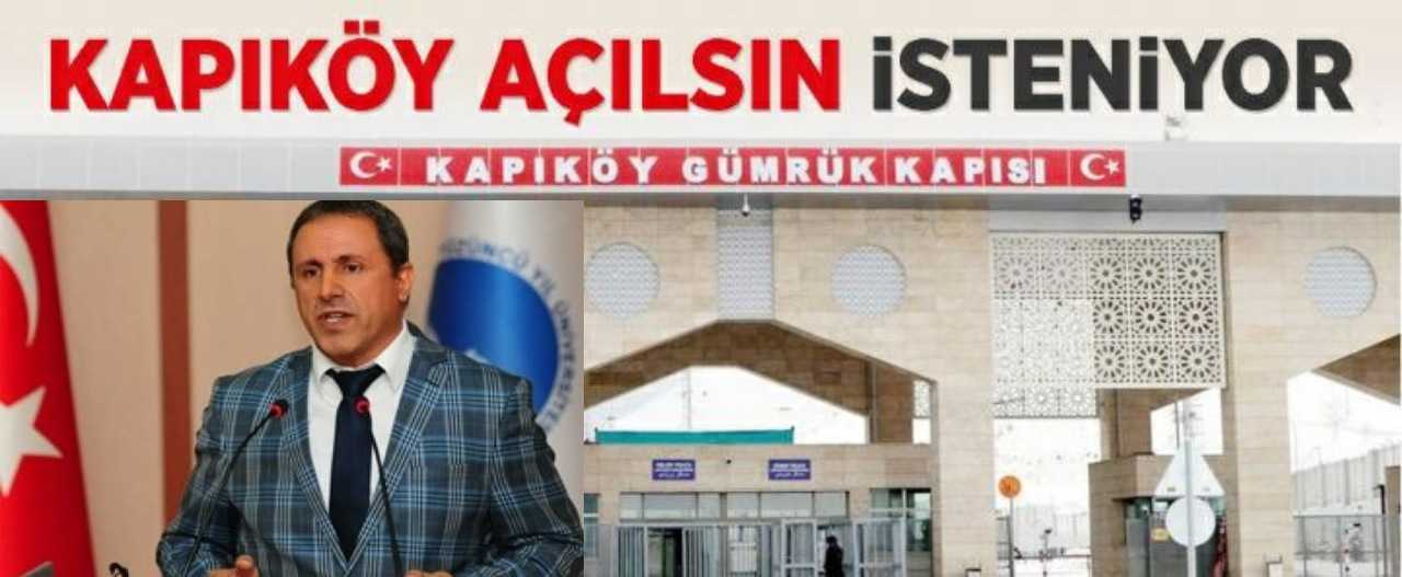 Van Kapıköy Sınır Kapısı’nın açılması isteniyor