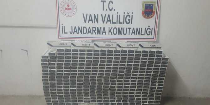 Van’da 3 bin 440 paket kaçak sigara ele geçirildi