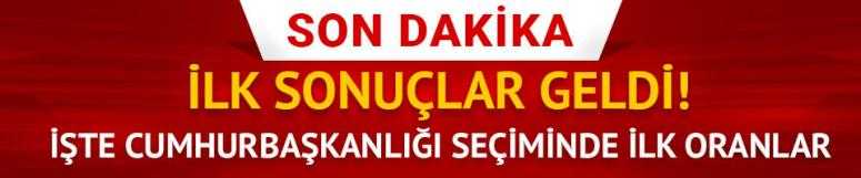 24 Haziran cumhurbaşkanlığı seçim sonuçları! İlk seçim sonuçları açıklandı! İşte ilk sonuçlar