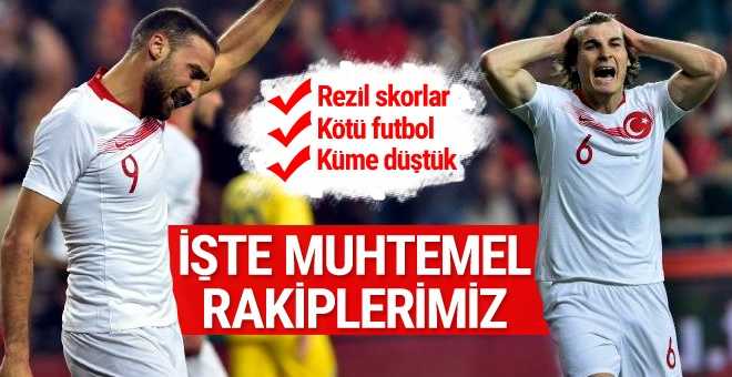 Türkiye'nin muhtemel rakipleri belli oldu