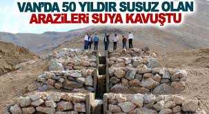 Van’daki ‘susuz köy’ suya kavuştu