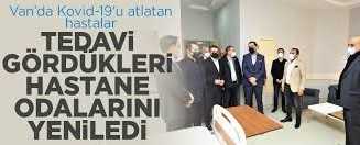 Virüs atlatan hastalar, tedavi gördükleri odalarını yeniledi