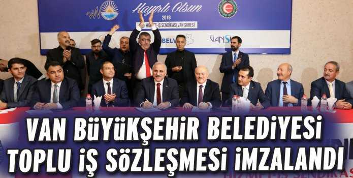 Toplu iş sözleşmesi imzalandı