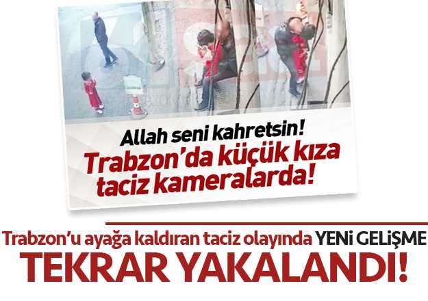 Küçük kıza taciz güvenlik kamerasında