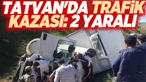 Tatvan'da trafik kazası: 2 yaralı