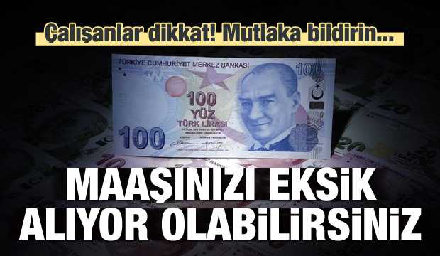 Tüm çalışanlara uyarı