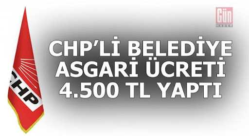 Asgari ücret 4 bin 500 lira oldu