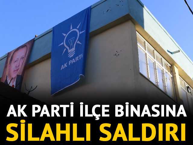 Diyarbakır'da AK Parti ilçe binasına silahlı saldırı