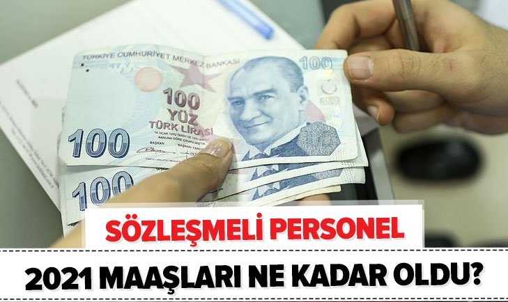 KİT (sözleşmeli personel) maaş zammı 2021...