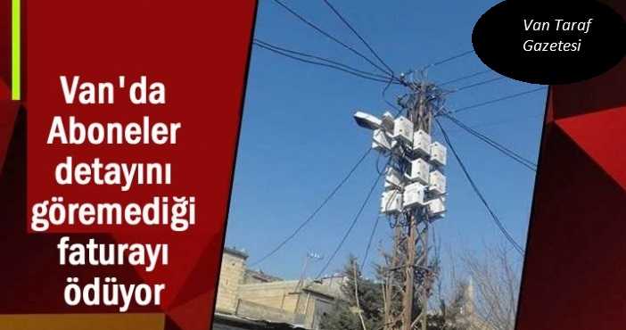 Halk, faturaların yüksek gelmesinden şikâyetçi