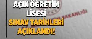 Bakan Selçuk, Açık Öğretim Okulları sınav tarihlerini açıkladı