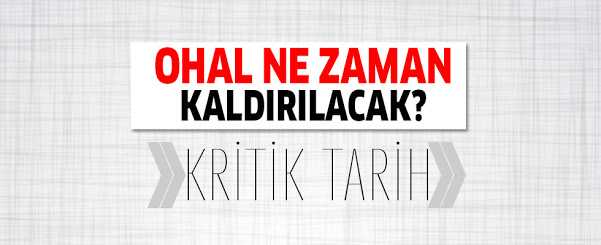Hükümet’ten flaş OHAL açıklaması