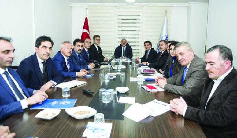 Vali Zorluoğlu, İnanç’tan bilgilendirme aldı