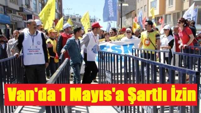 Van'da 1 Eylül Mitingine İzin Çıktı...