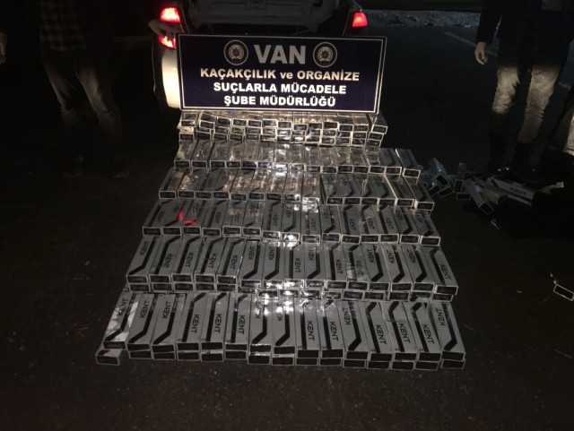 Van'da Kaçak Sigara Operasyonu