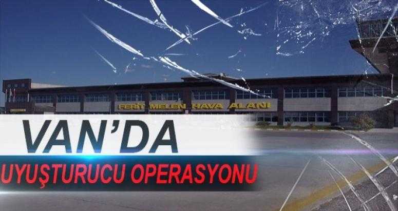 Van’da üzerindeki ile uçağa binmek isterken yakalandı