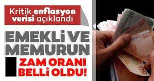 Memur ve emeklilerin zam oranı belli oldu!