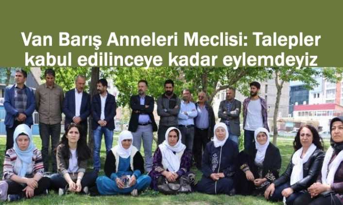 Van Barış Anneleri: Talepler kabul edilinceye kadar eylemdeyiz