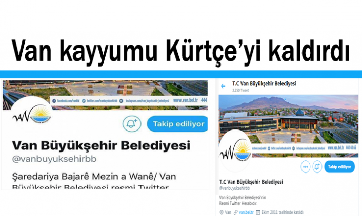 Van'da kayyum Kürtçe’yi kaldırdı