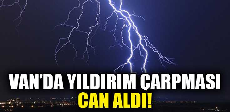 Van'da Yıldırım Çarpması Can Aldı