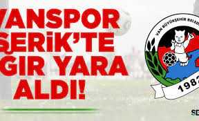 Vanspor Serik’te ağır yara aldı!