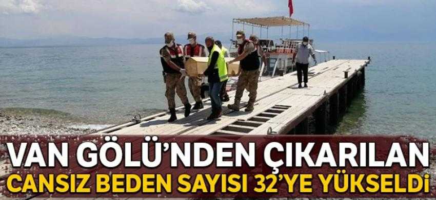 Van Gölü’nden çıkarılan cansız beden sayısı 32'ye yükseldi