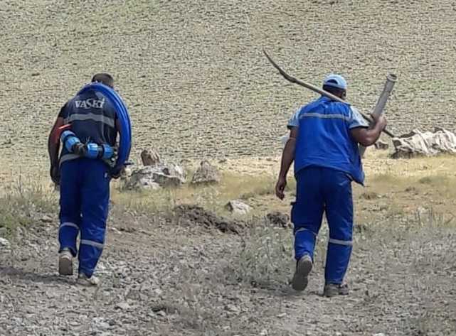 VASKİ EKİPLERİ ENGEL TANIMIYOR