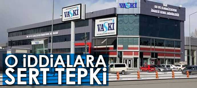 VASKİ'den iddialara yanıt...
