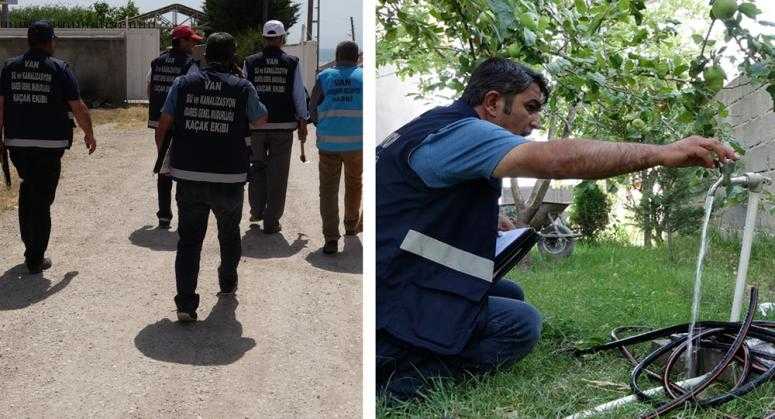VASKİ’den kaçak su tespiti…