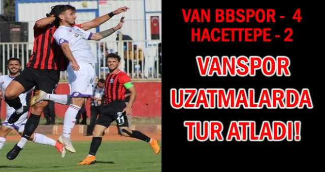 Vanspor zorda olsa başardı...