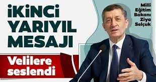 Milli Eğitim Bakanı Ziya Selçuk velilere seslendi
