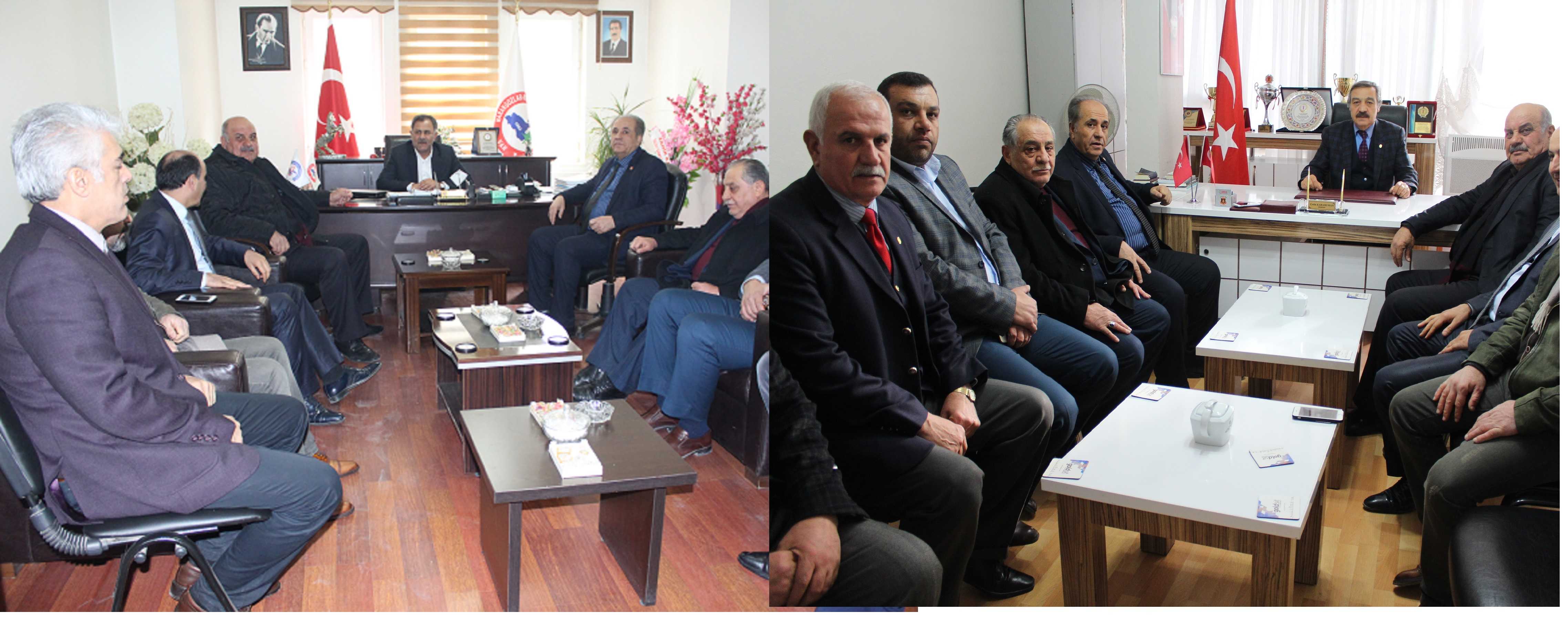 VATSO Başkan Adayı Kandaşoğlu'ndan Yeni Güven Tazeleyen Başkanlara Tebrik ziyareti.